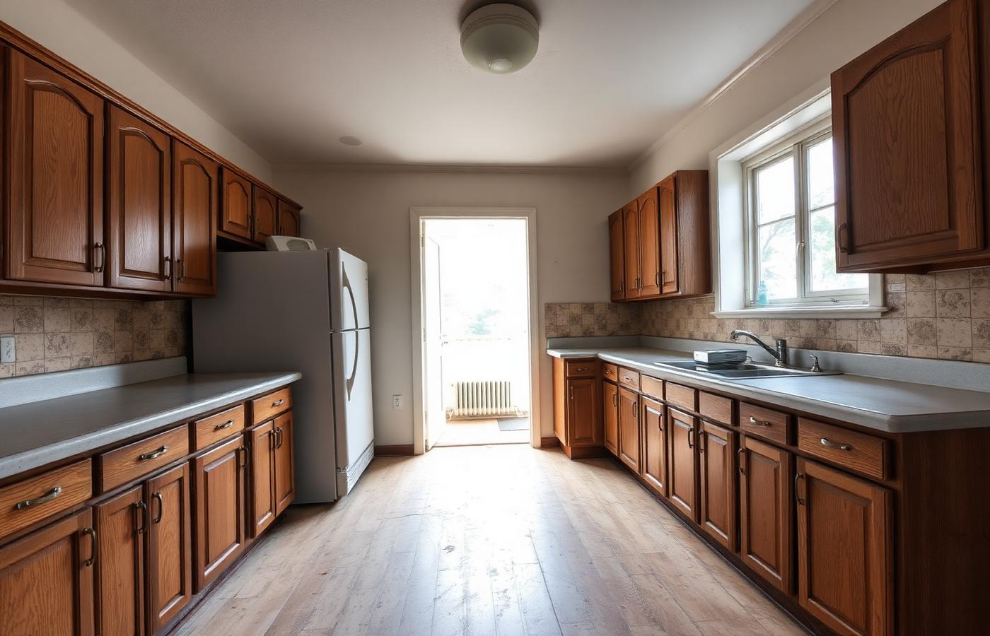 Outdated kitchen before GNB remodel